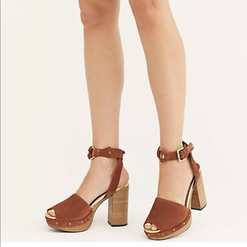 Free People | Justine Platform Block Heel Sandals